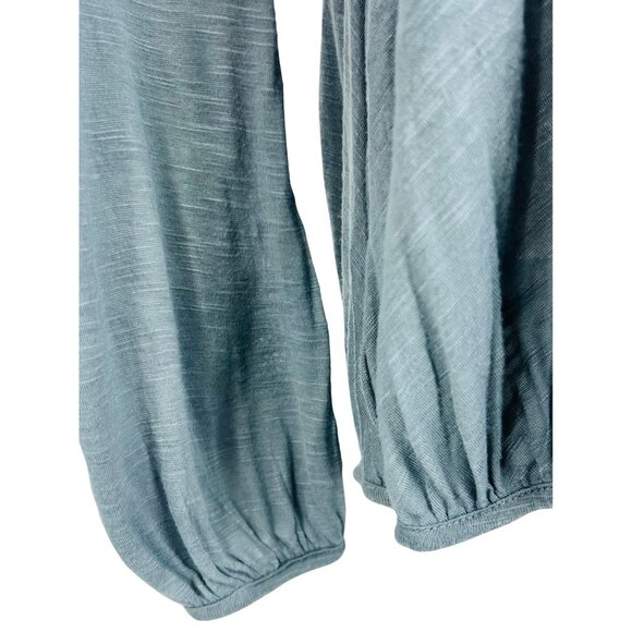 NWT Free People Crochet Trim On-Off Shoulder Long Sleeve Scoop Neck V-Back Top - Picture 11 of 16